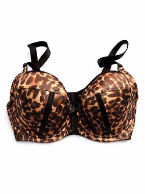 Parfait Leopard Print Padded Bra Size 32F NWoT